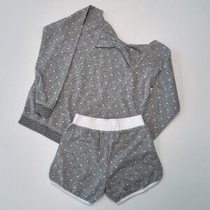 Girls Retro-Inspired Warm-up Set, Size 4